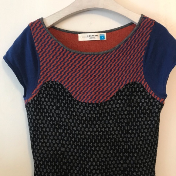 Anthropologie Sparrow Dress Color Block Small - Picture 9 of 16